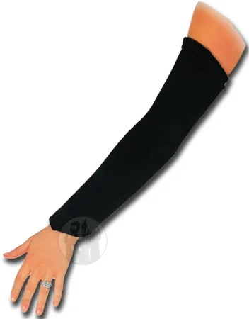 Armstulpen aus Samt – oberarmlang und handfrei