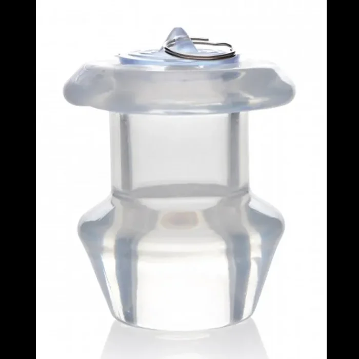 Ass Bung – Clear Hollow Anal Dilator with Plug – Large