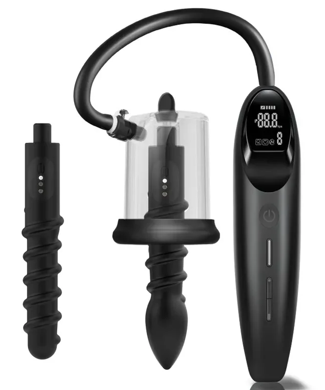 Assrose Duo Vibrierende Analpumpe 15 x 2.7cm