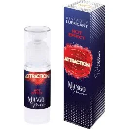 Attraction Gleitmittel Kissable Hot Effect Mango 50 ml