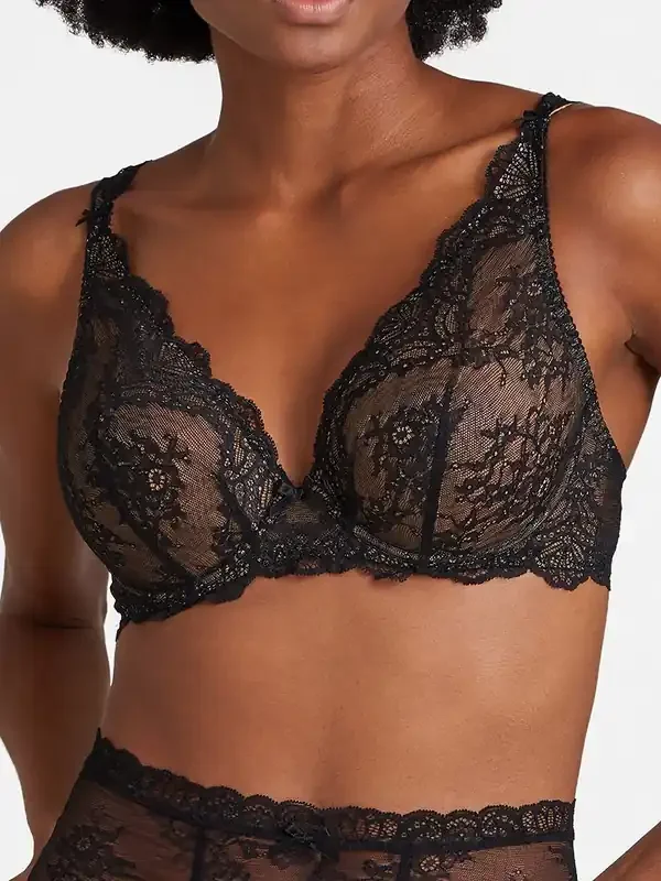 Aubade Danse des Sens Triangle-Push-Up-BH, schwarz