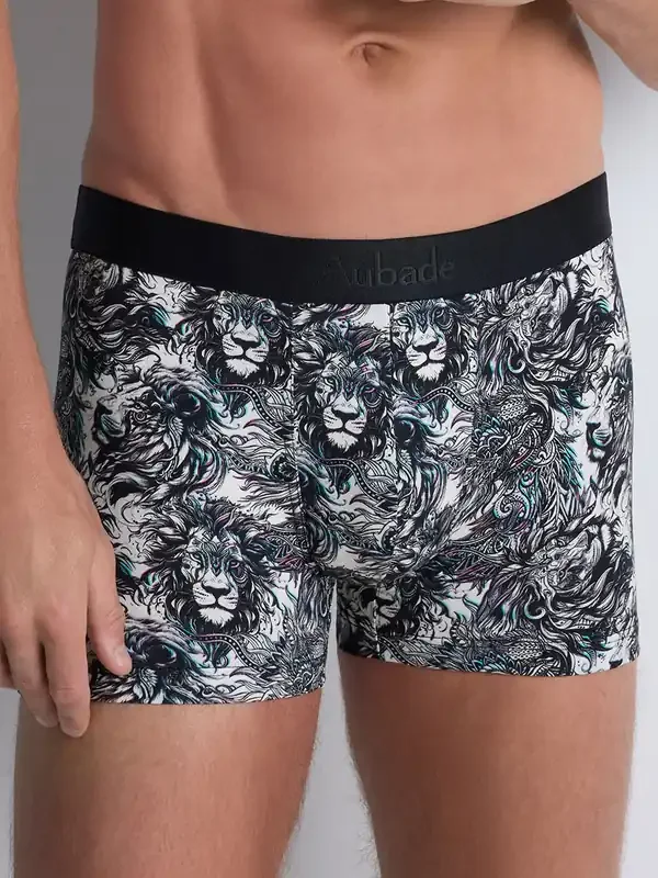 Aubade Lion Boxer, löwenprint