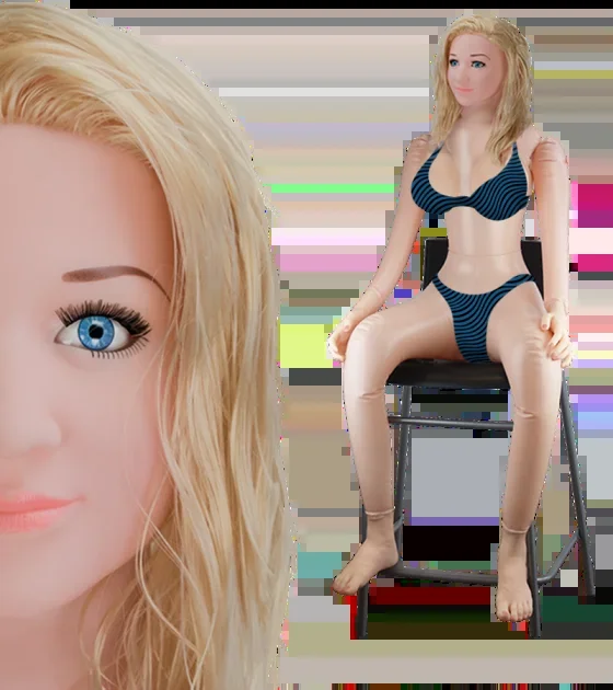 Aufblasbare Sexpuppe sitzend Roxane