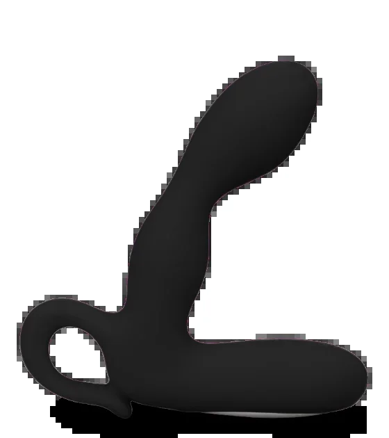 Aufladbarer Prostata-Vibrator in Schwarz, 30 Modi