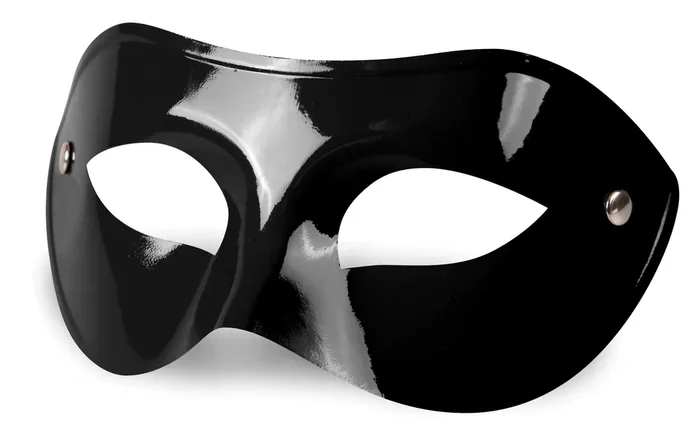Augenmaske – PVC/Kunstleder – Schwarz