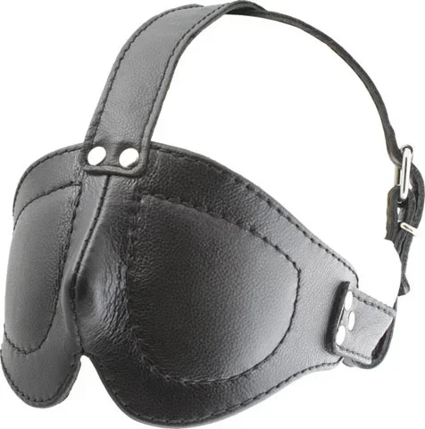 Augenmaske mit Riemen – Leder