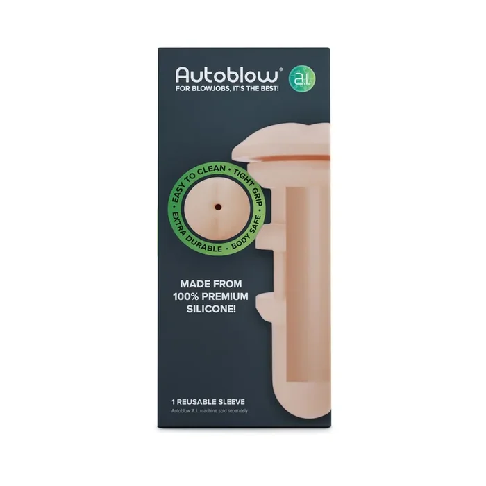 Autoblow – A.I. Anallustkanal aus Silikon – Beige