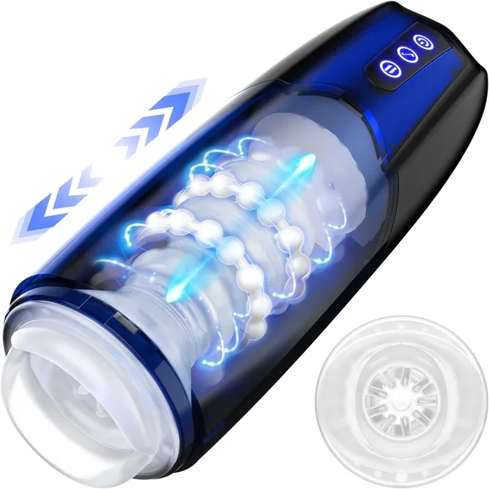 Automatic Electric Blowjob Masturbator Cup with 3 telescopic modes