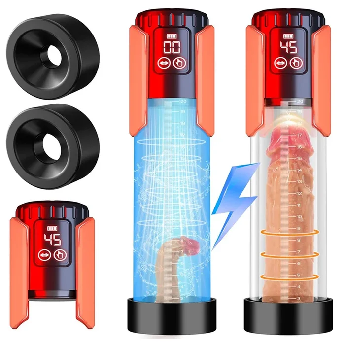 Automatic electric penis pump masturbators with 5 suction levels