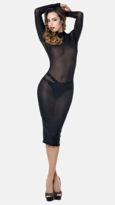 Azia Mesh-Kleid