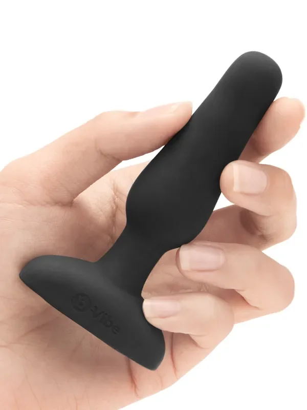 B-Vibe Novice Vibro-Analplug, schwarz