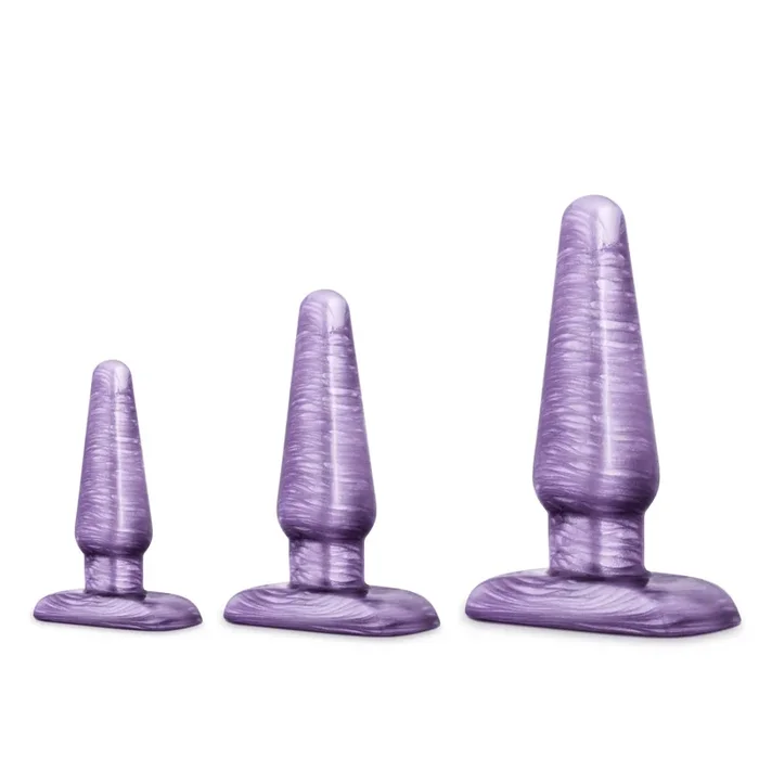 B Yours – Analplug-Set – Lila Swirl
