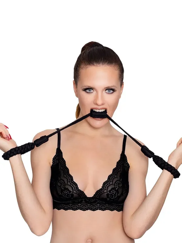 Bad Kitty Cuffs Rope Seil-Fessel, schwarz