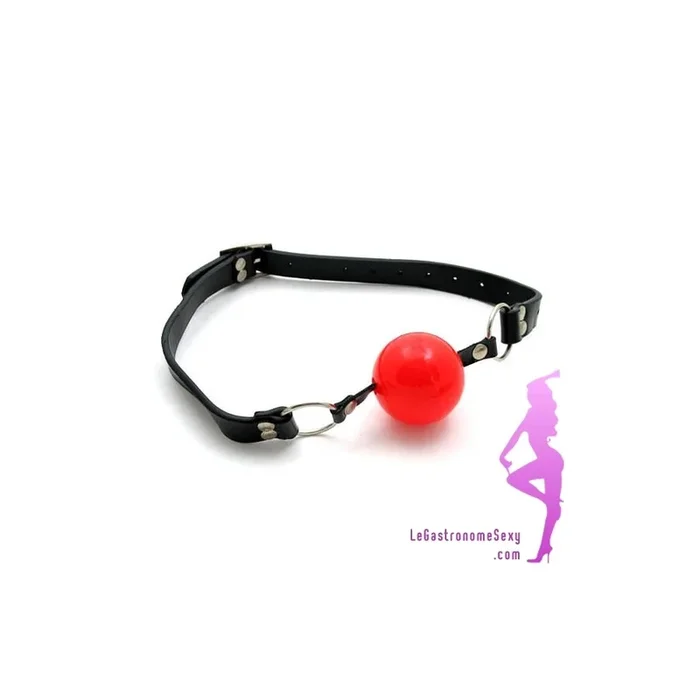 Ball Gag – Klassisch roter Bondage Ballknebel