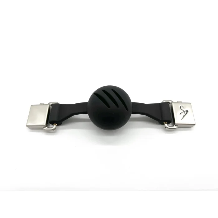 Ballknebel Ball Gag »Air« Silikon Schwarz – Black Swan DesignZ