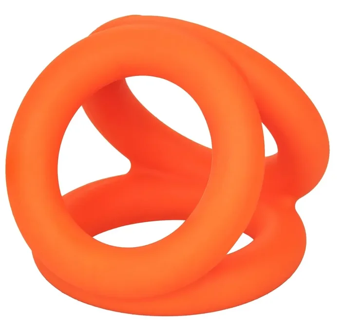 Ballstretcher aus Silikon Alpha Tri-Ring 38 mm Orange