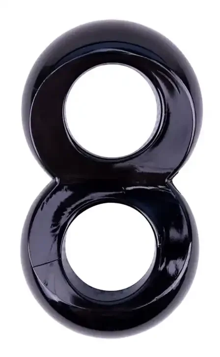 Ballstretcher weich Duo Cock Schwarz