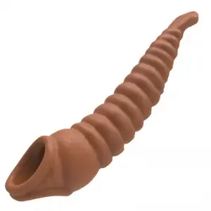 Baolik Vibe Penishülle mit Vibration 17 x 5,5 cm