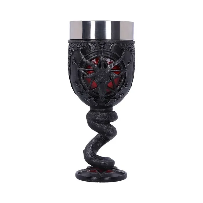 Baphomet Kelch Mit Ziegenhornstiel