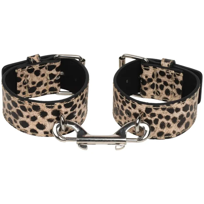Baseks Manschetten mit Leopardenmuster