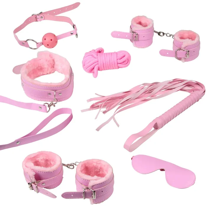 Baseks Pink Fluffy Bondage Anfänger Set