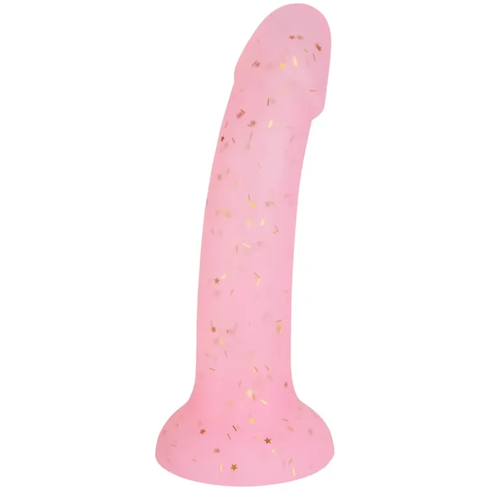 Baseks Pink Starry Silikondildo 18 cm