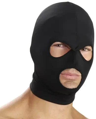 BDSM-Kopfhaube 3 Löcher