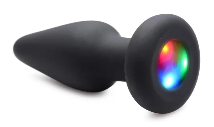 Beleuchteter Silikon Analplug – Klein