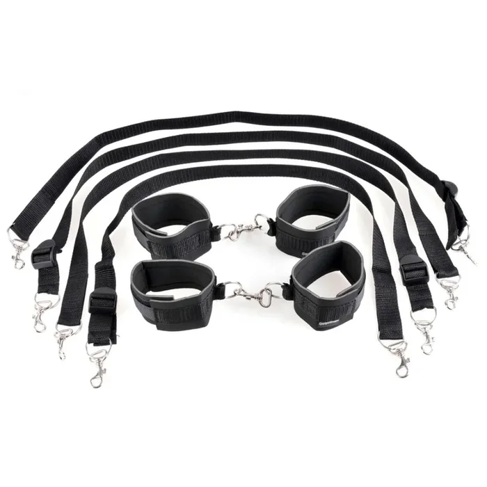 Bettfessel-Set „Cuff & Tether Set“