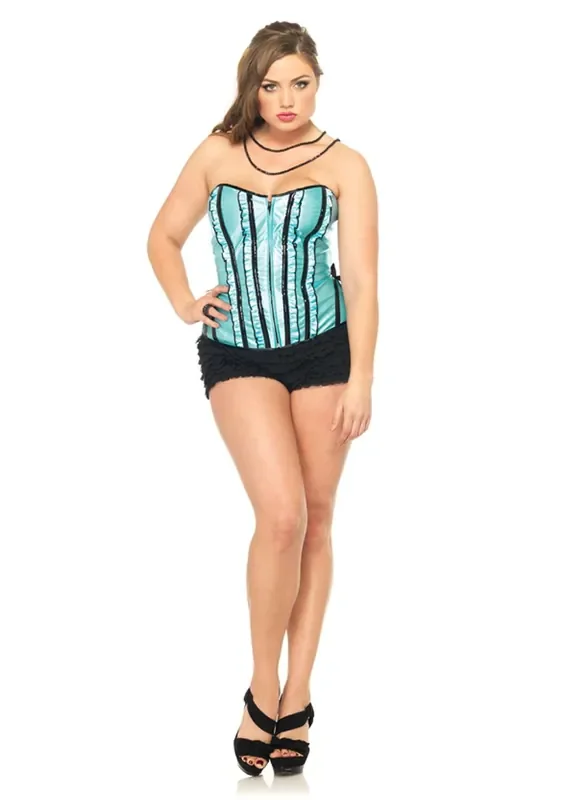 Betty Korsett in Blau