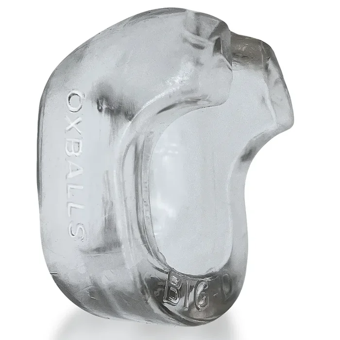 Big-D – Bigger Bulge Cockring with Shaft Grippers – Clear