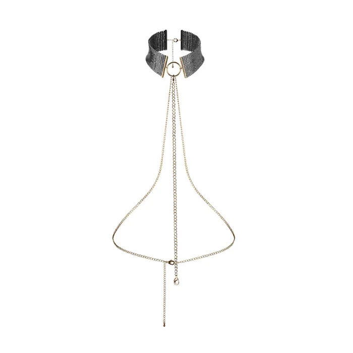 Bijoux Indiscrets Désir Métallique Halsband aus Metallgewebe