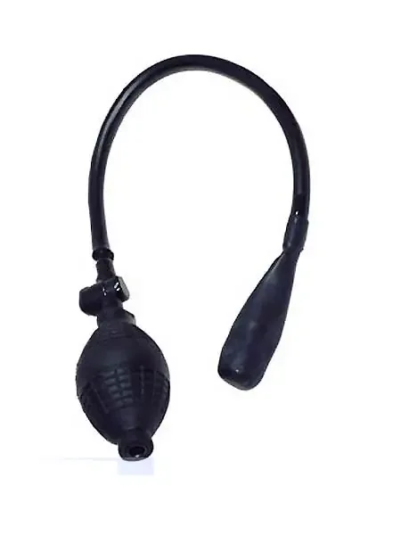 Black Anal Balloon Latex-Analzapfen