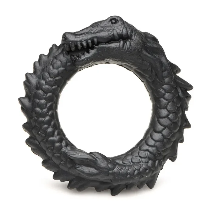 Black Caiman – Silicone Cock Ring – Black
