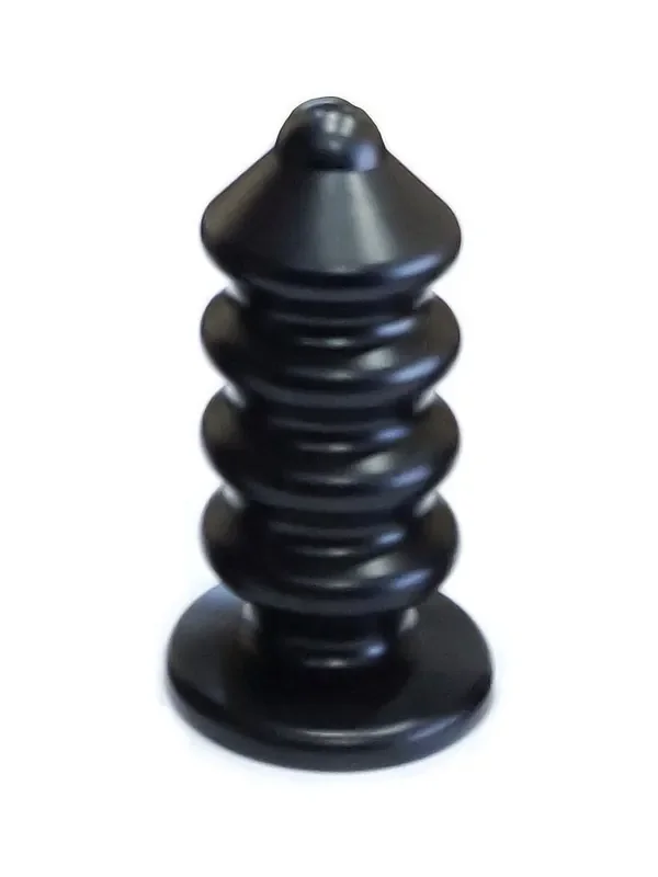 Black Label The Black Anal Destroyer Medium Analplug, schwarz