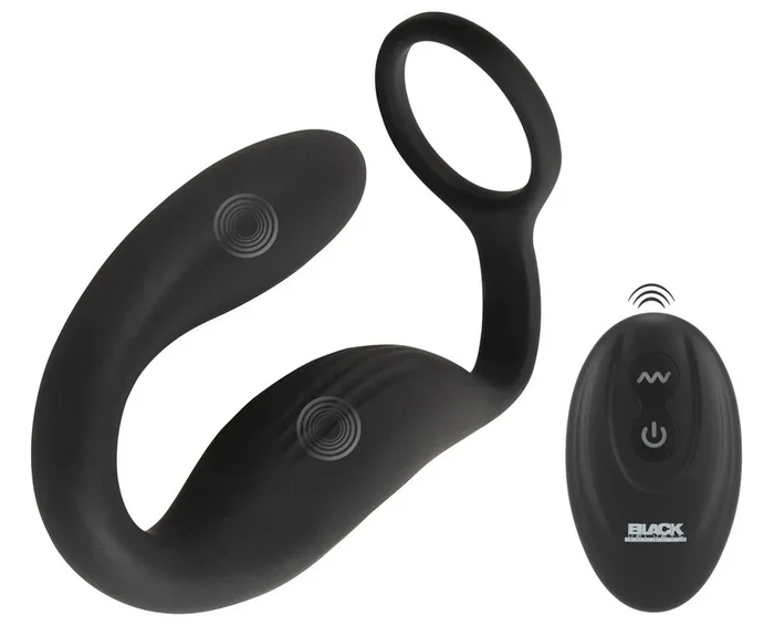 Black Velvets – Cock ring with RC butt plug