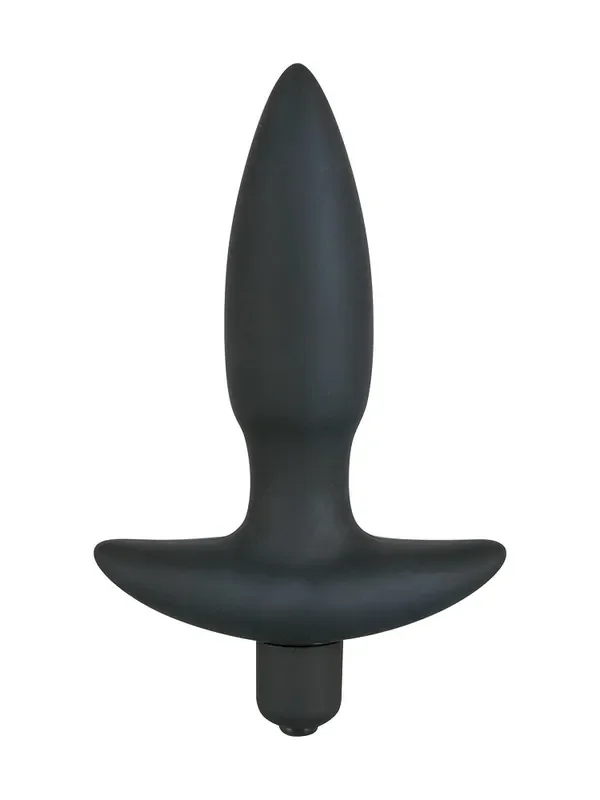Black Velvets Vibrating Small Vibro-Analplug, schwarz