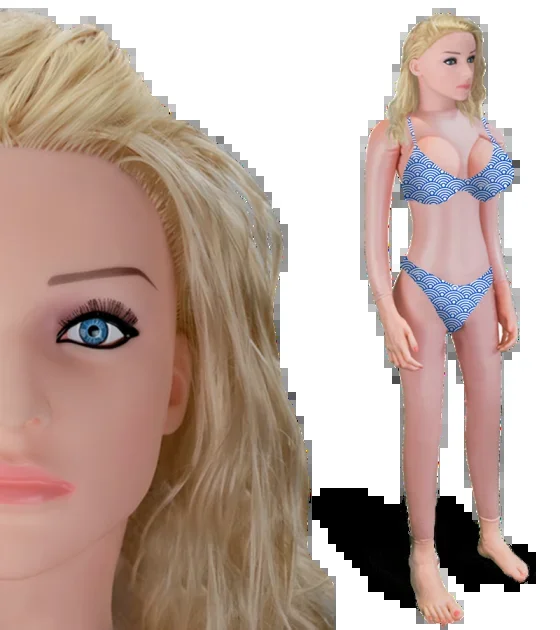 Blonde aufblasbare Liebespuppe Sharon
