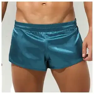 Blue Jock Slit Shorts