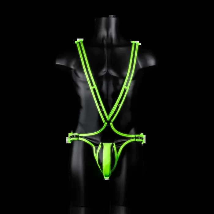 Body-Covering Harness – Glow in the Dark – S/M