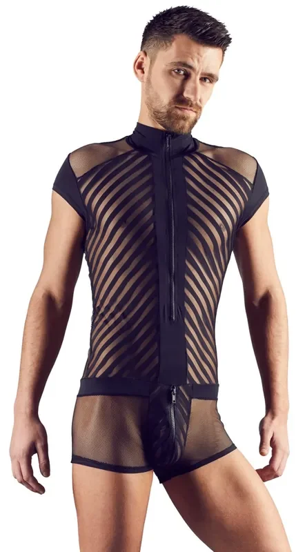 Body for Man mit Streifenmuster