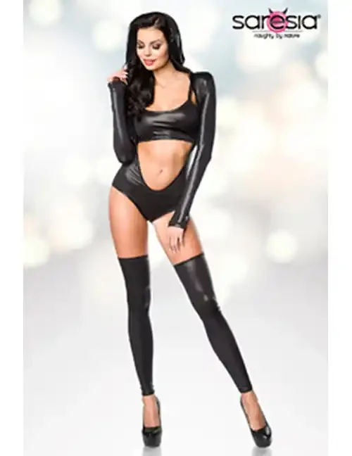 Body-Set im Metallic-Style, 4-teilig