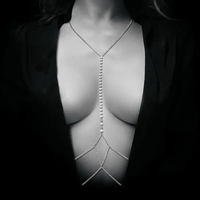 Bodykette mit Plättchen – Gold