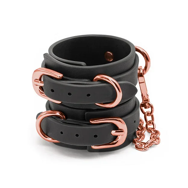 Bondage Couture Wrist Cuffs (black)