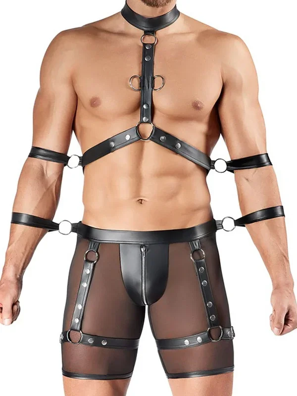 Bondage-Harness-Set, schwarz