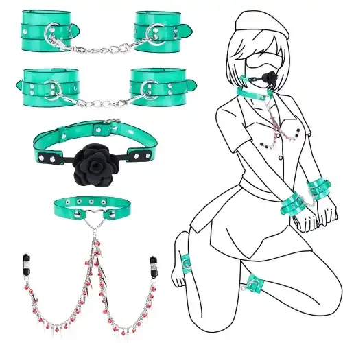Bondage-Set Türkis