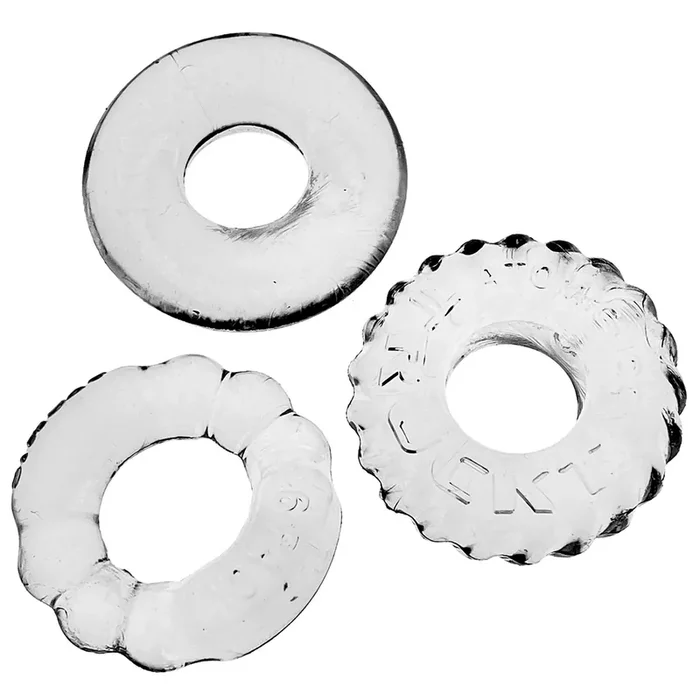 Bonemaker – 3-pack Boner Cockring Kit – Clear