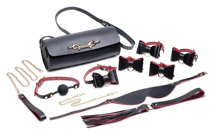 Bow – Luxus-BDSM-Set mit Reisetasche