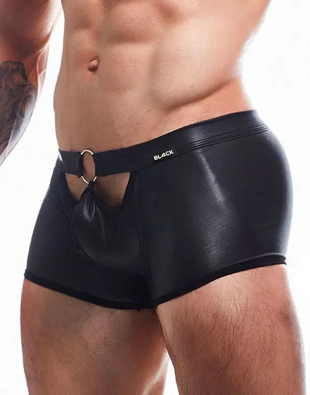 Boxer mit Ring