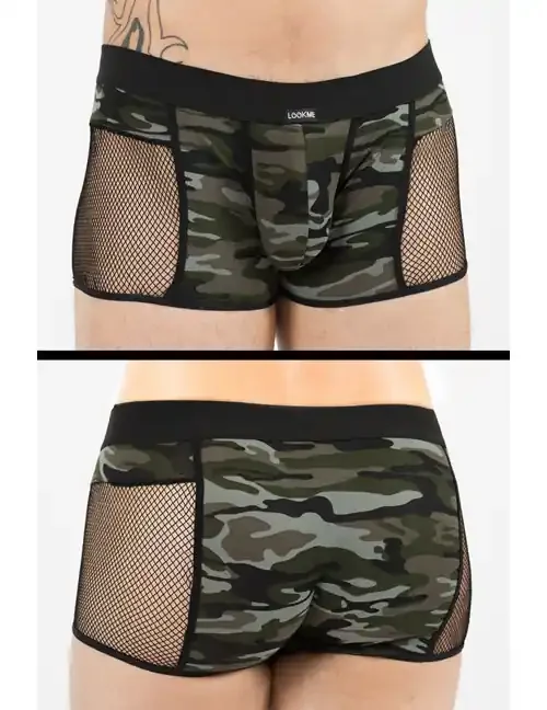 Boxer Short Military 58-67 schwarz/grün